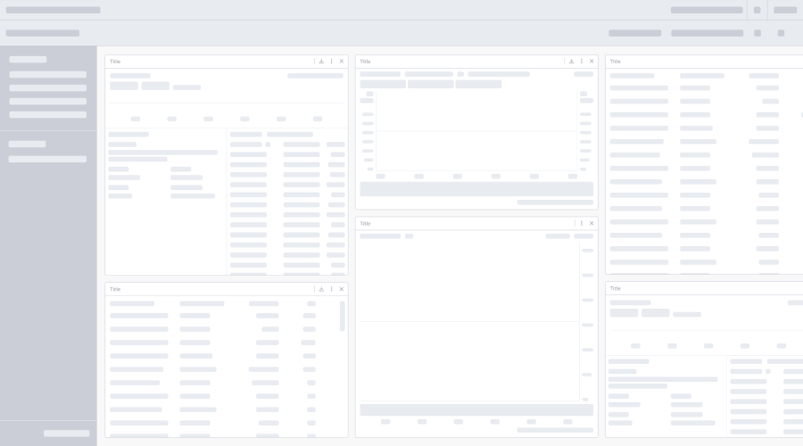 the wireframe of the interface